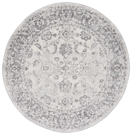 Safavieh Tulum 6'-7" x 6'-7" Rug in Ivory / Grey