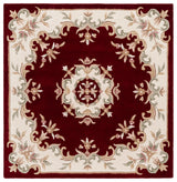 Safavieh Aubusson 6'-0" x 6'-0" Rug in Red / Ivory
