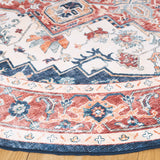 Safavieh Arizona 6'-0" x 6'-0" Rug in Rust / Dark Blue