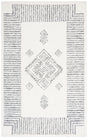 Safavieh Casablanca 4'-0" x 6'-0" Rug in Ivory / Black