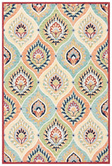 Safavieh Heritage 4'-0" x 6'-0" Rug in Green / Rust