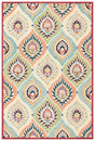 Safavieh Heritage 4'-0" x 6'-0" Rug in Green / Rust