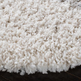 Safavieh Fontana Shag  800 6'-7" x 6'-7" Rug in Grey / Ivory