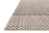 Loloi Isle Ie-03 Grey / Black Rugs - rug corner