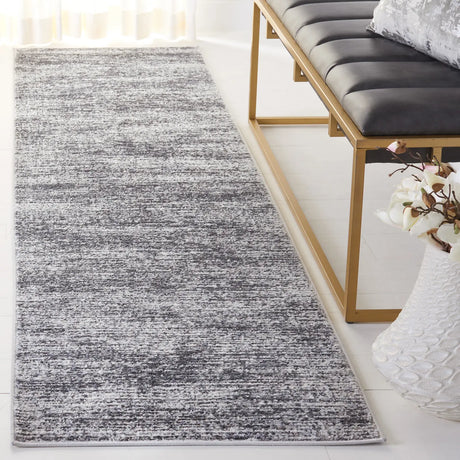 Safavieh Shivan 100 2'-2" x 8'-0" Rug in Grey / Dark Grey