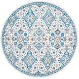 Safavieh Evoke 6'-7" x 6'-7" Rug in Ivory / Light Blue