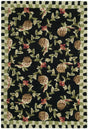 Safavieh Chelsea 1'-8" x 2'-6" Rug in Black / Ivory