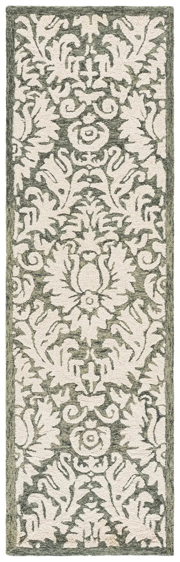 Safavieh Blossom 2'-3" x 8'-0" Rug in Green / Ivory