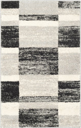 Safavieh Retro 2'-6" x 4'-0" Rug in Black / Light Grey