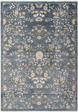 Dynamic Rugs Botanica 13359 Power Loomed Contemporary Navy/Multi Rug - Rectangular