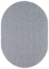 Safavieh Courtyard 5'-3" x 7'-6" Rug in Grey / Navy