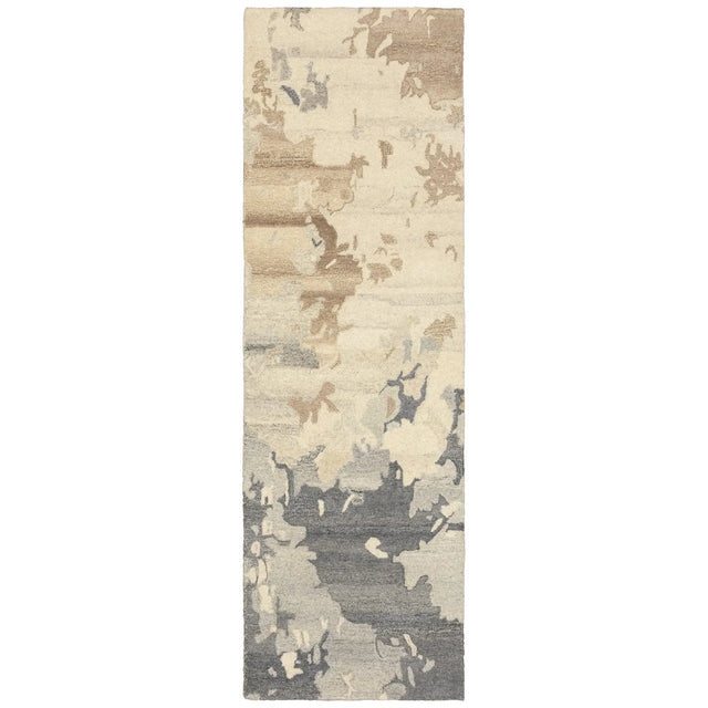 Oriental Weavers Sphinx Anastasia 68009 Beige / Charcoal Rugs - runner