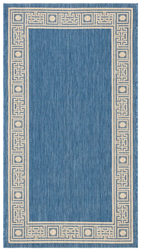 Safavieh Courtyard 4'-0" x 5'-7" Rug in Black / Coffee