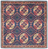 Safavieh Heritage 6'-0" x 6'-0" Rug in Navy / Red