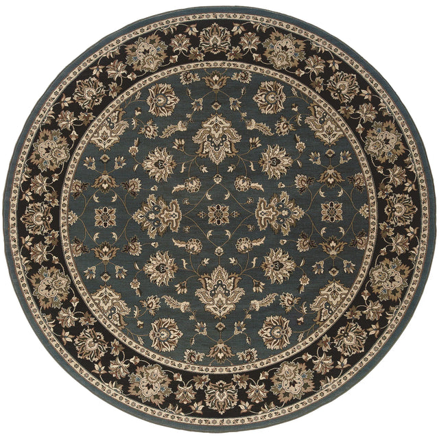 Oriental Weavers Sphinx Ariana 623h3 Blue / Black Rugs - main flat