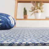 Safavieh Martha Stewart 5'-0" x 7'-0" Rug in Navy / Light Grey