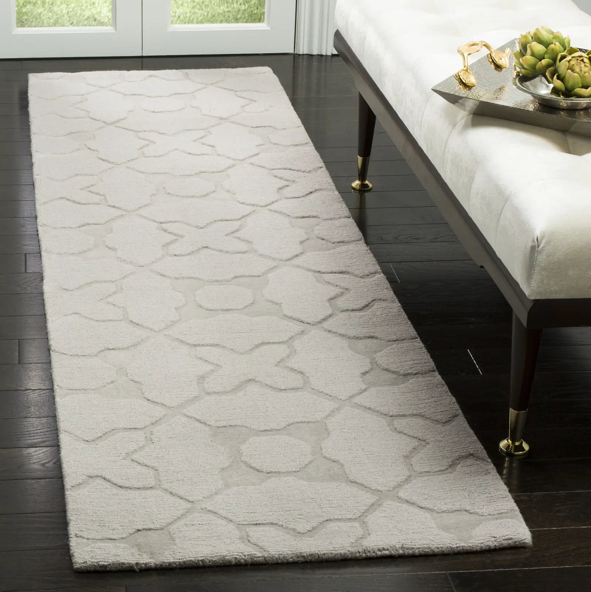 Safavieh Impressions 2'-3" x 10'-0" Rug in Silver