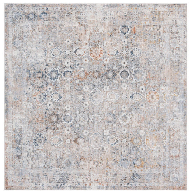 Safavieh Scarlett 400 6'-7" x 6'-7" Rug in Beige / Blue Ivory
