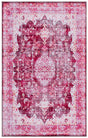 Safavieh Tucson 4'-0" x 6'-0" Rug in Burgundy / Pink