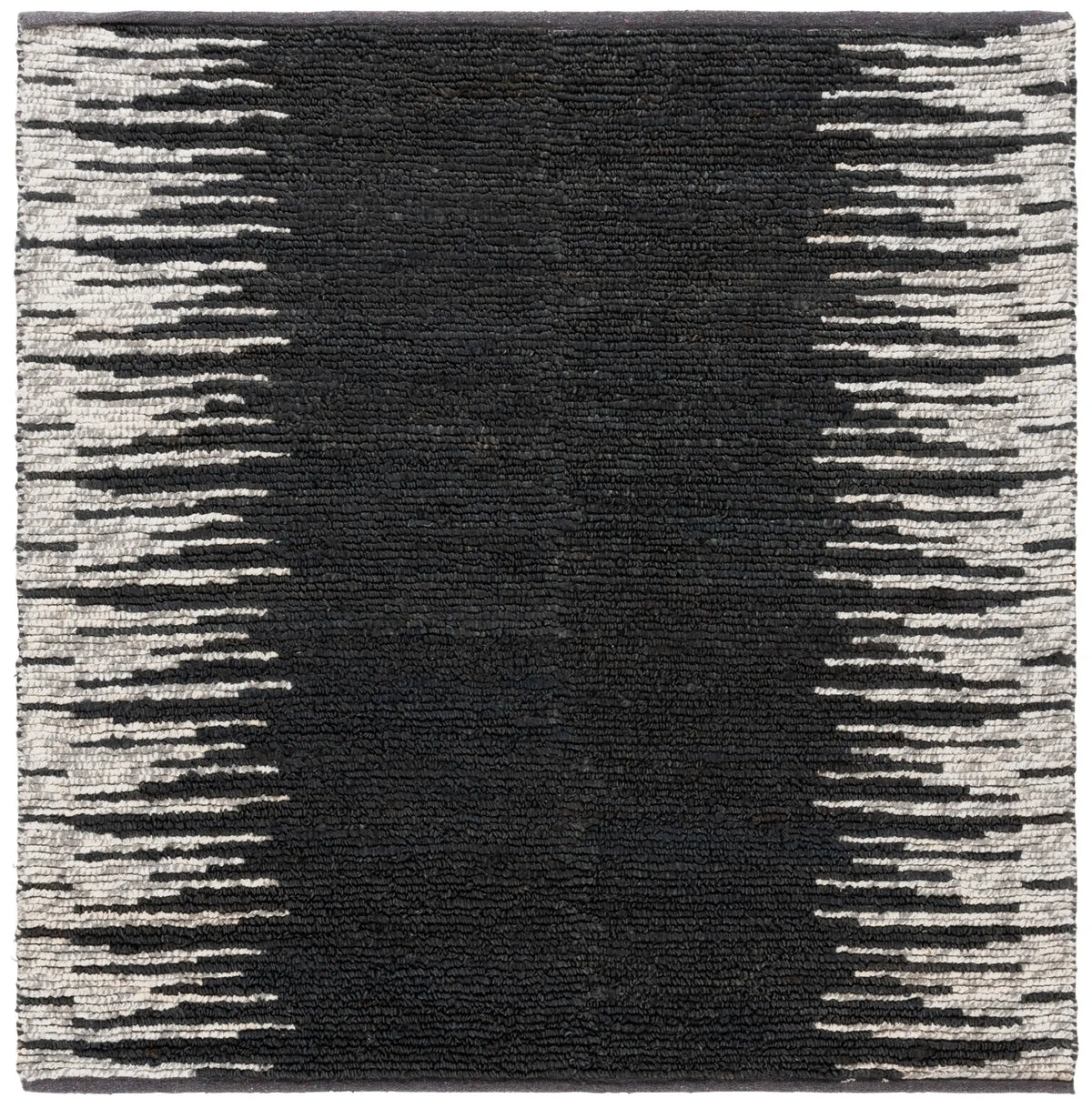 Safavieh Natural Fiber 6'-0" x 6'-0" Rug in Black / Beige