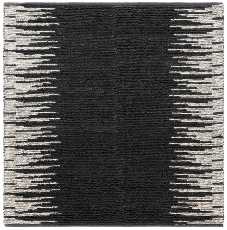 Safavieh Natural Fiber 6'-0" x 6'-0" Rug in Black / Beige
