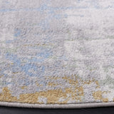 Safavieh Bayside 6'-7" x 6'-7" Rug in Grey / Ivory Blue