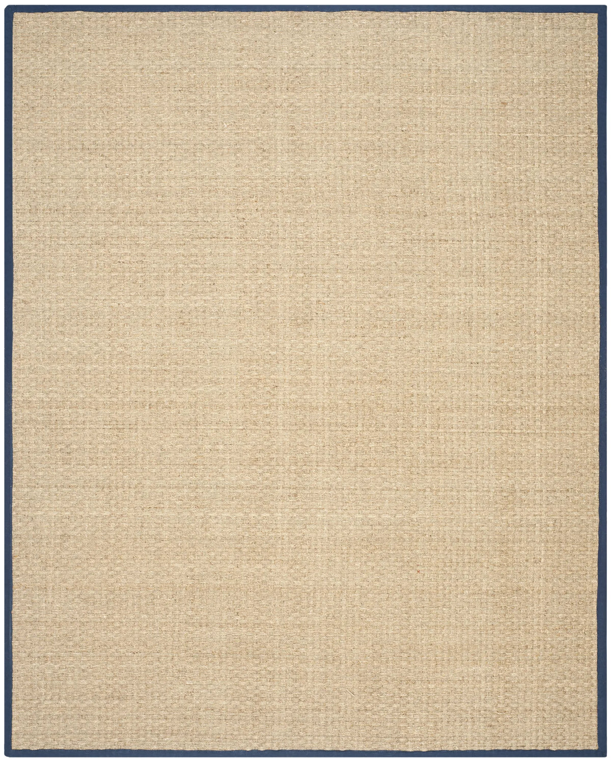 Safavieh Natural Fiber 10'-0" x 14'-0" Rug in Natural / Navy Blue