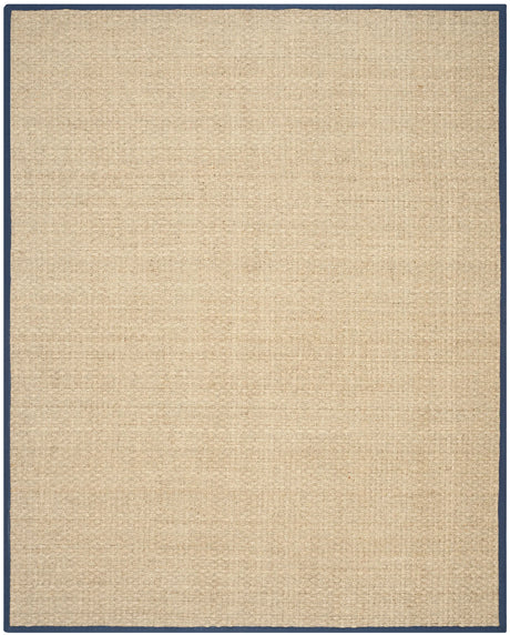 Safavieh Natural Fiber 10'-0" x 14'-0" Rug in Natural / Navy Blue