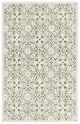 Safavieh Metro 4'-0" x 6'-0" Rug in Green / Ivory