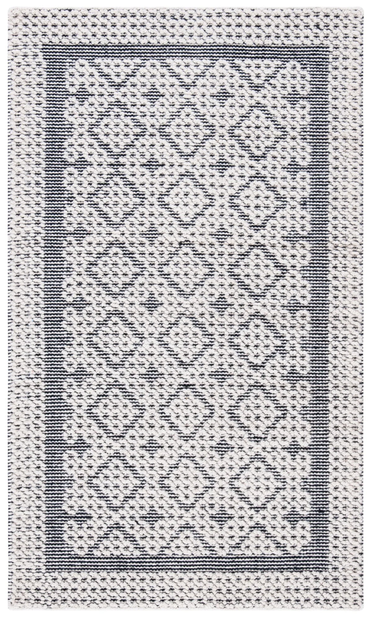 Safavieh Natura 3'-0" x 5'-0" Rug in Creme / Black