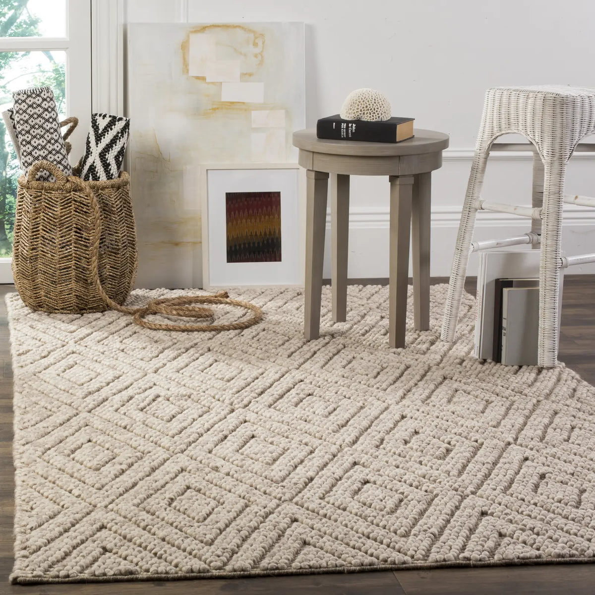 Safavieh Natura 5'-0" x 8'-0" Rug in Beige