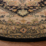 Safavieh Heritage 6'-0" x 6'-0" Rug in Black / Gold
