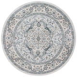 Safavieh Isabella 6'-7" x 6'-7" Rug in Light Grey / Cream