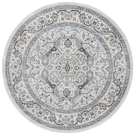 Safavieh Isabella 6'-7" x 6'-7" Rug in Light Grey / Cream