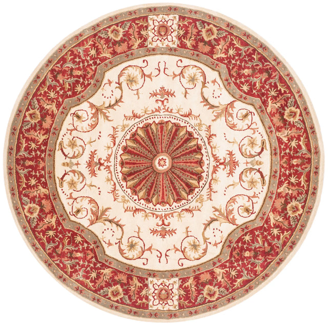 Safavieh Empire 8'-0" x 8'-0" Rug in Ivory / Red