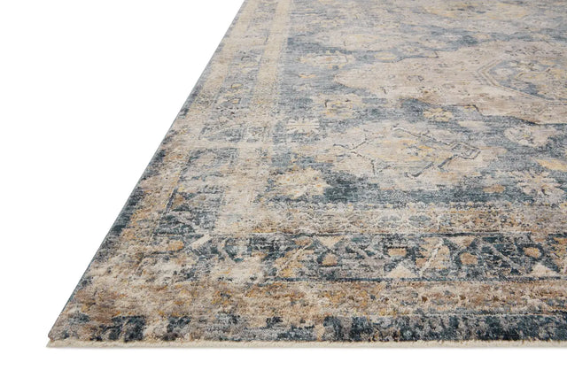 Loloi Gaia Gaa-02 Denim/Taupe Rugs - rug corner