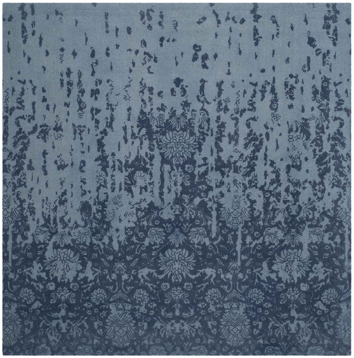 Safavieh Restoration Vintage 6'-0" x 6'-0" Rug in Blue / Dark Blue
