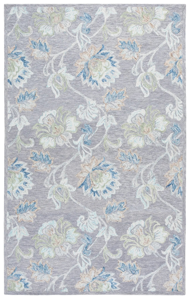 Safavieh Jardin 4'-0" x 6'-0" Rug in Grey / Blue