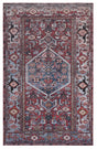 Safavieh Tucson 4'-0" x 6'-0" Rug in Rust / Blue