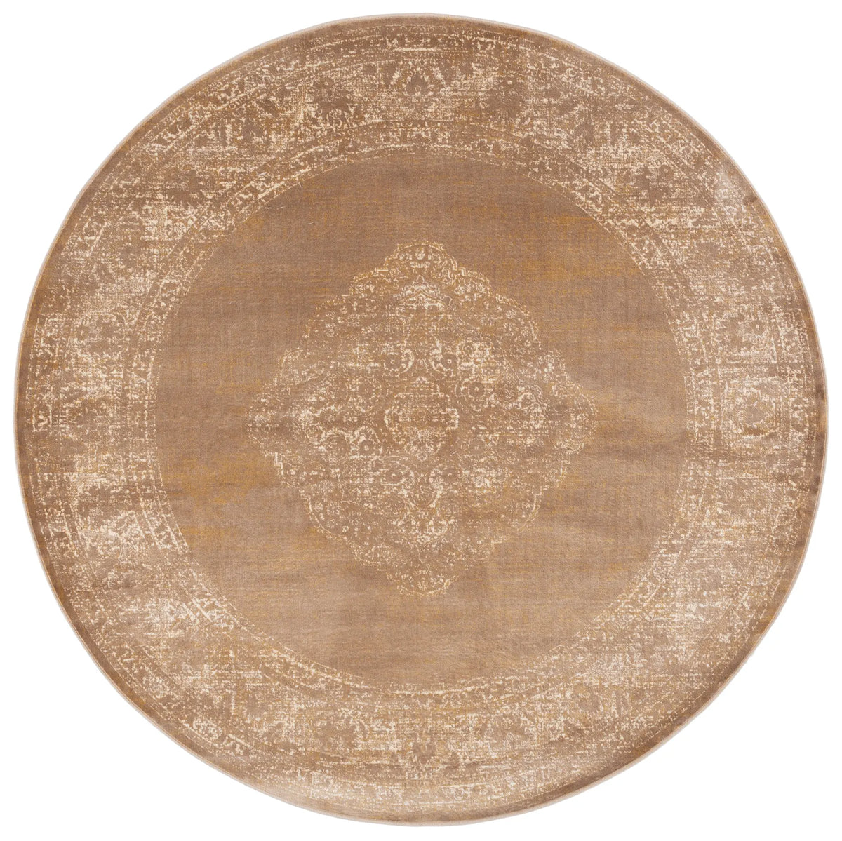 Safavieh Vintage 6'-0" x 6'-0" Rug in Taupe