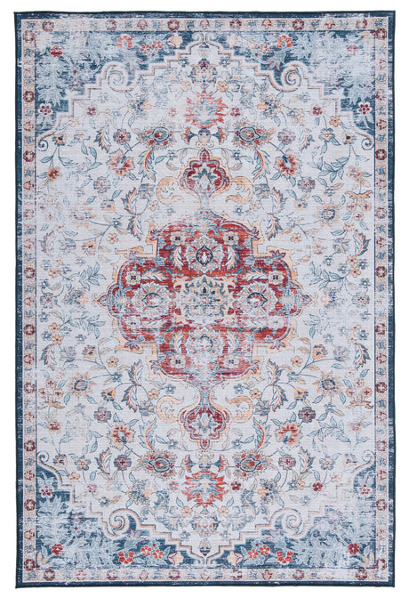 Safavieh Tucson 3'-0" x 5'-0" Rug in Grey / Rust