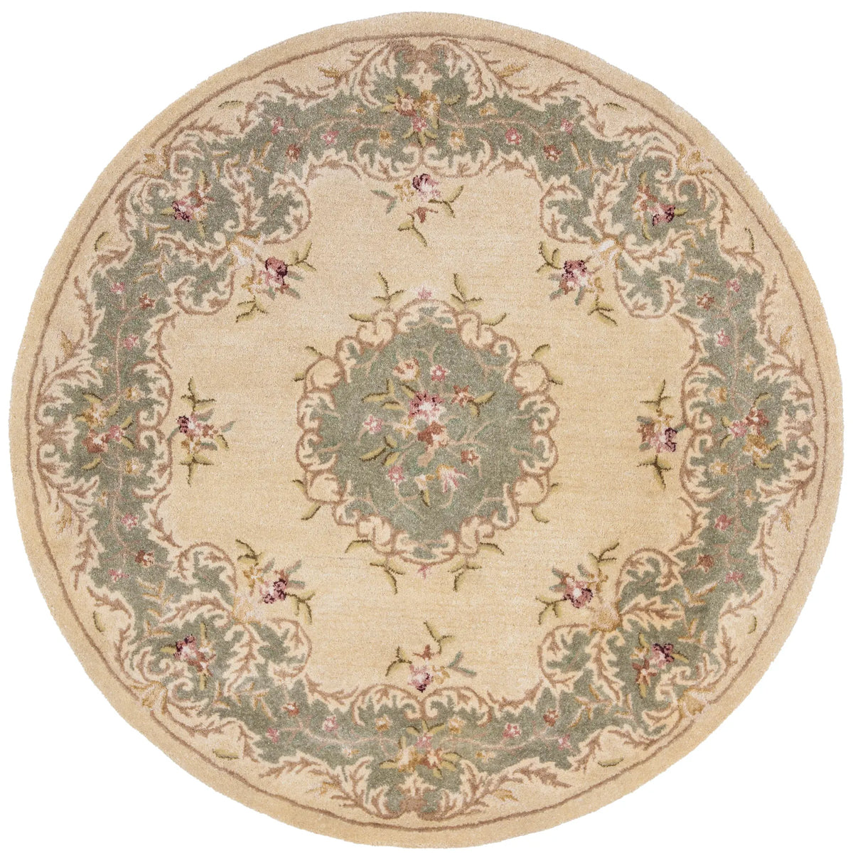 Safavieh Bergama 6'-0" x 6'-0" Rug in Ivory / Light Blue