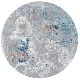 Safavieh Aston 6'-7" x 6'-7" Rug in Grey / Blue