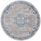 Safavieh Brentwood 5'-0" x 5'-0" Rug in Light Grey / Blue