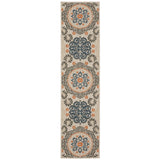 Oriental Weavers Sphinx Latitude 1903W Grey / Blue Rugs - runner