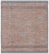 Safavieh Montauk 6'-0" x 6'-0" Rug in Orange / Black
