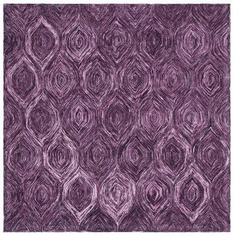 Safavieh Ikat 6'-0" x 6'-0" Rug in Purple