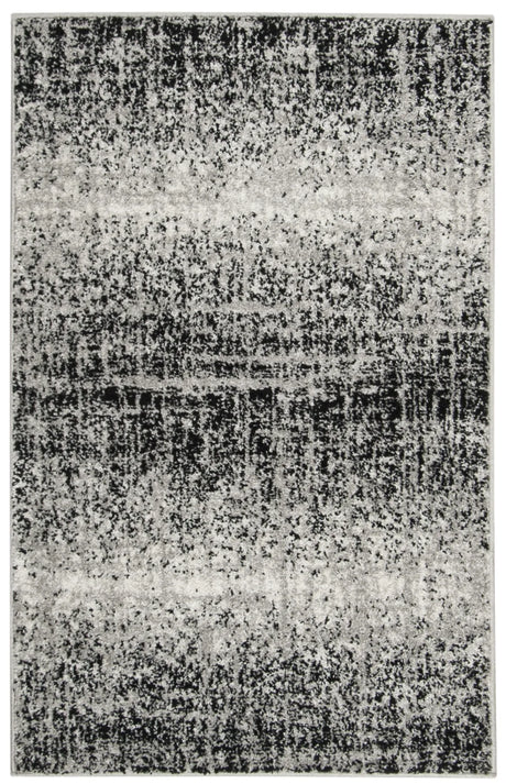 Safavieh Adirondack 2'-6" x 4'-0" Rug in Silver / Black