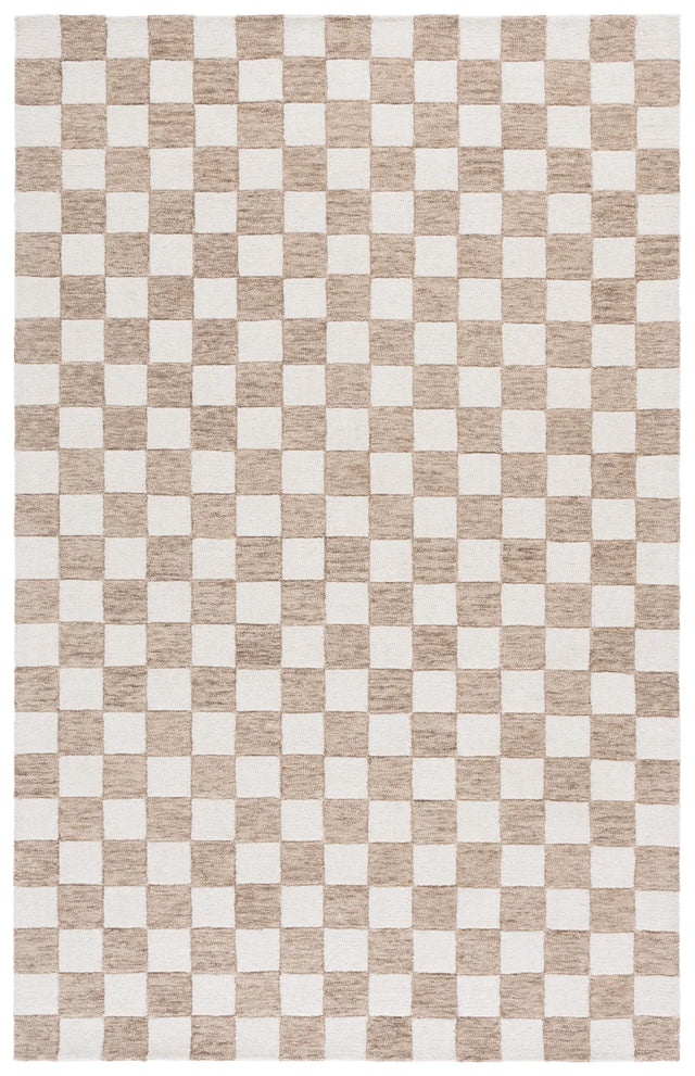 Safavieh Ebony 4'-0" x 6'-0" Rug in Brown / Ivory