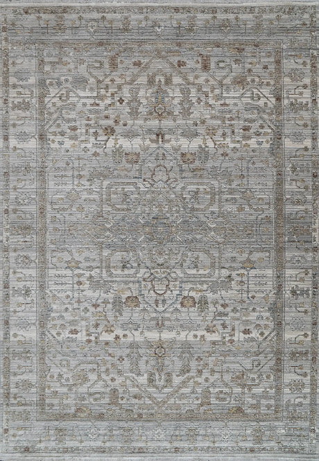 Dynamic Rugs Trevi 13250 Power Loomed Transitional Grey/Cream Rug - Rectangular
